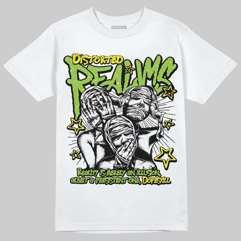 Neon Green Collection DopeSkill T-Shirt Distorted Realms Graphic