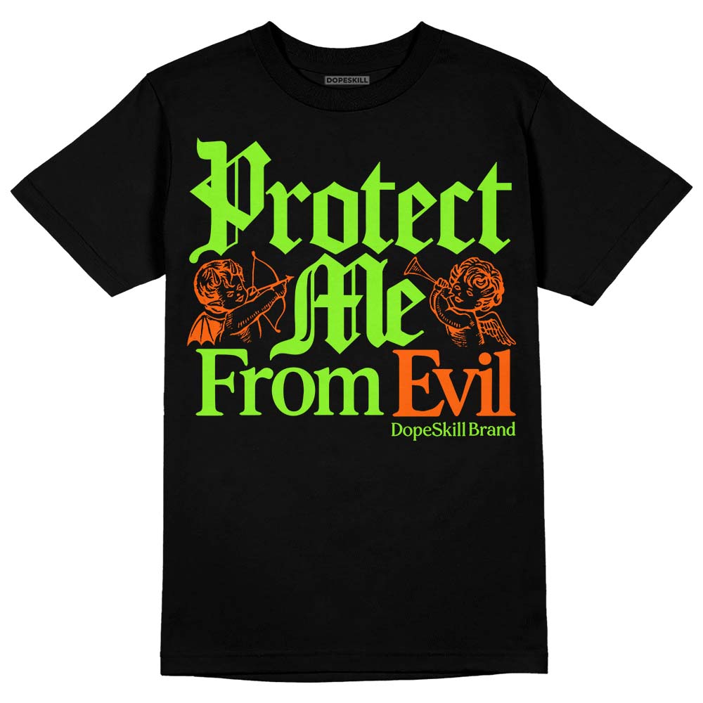 Neon Green Collection DopeSkill T-Shirt Protect Me From Evil Graphic