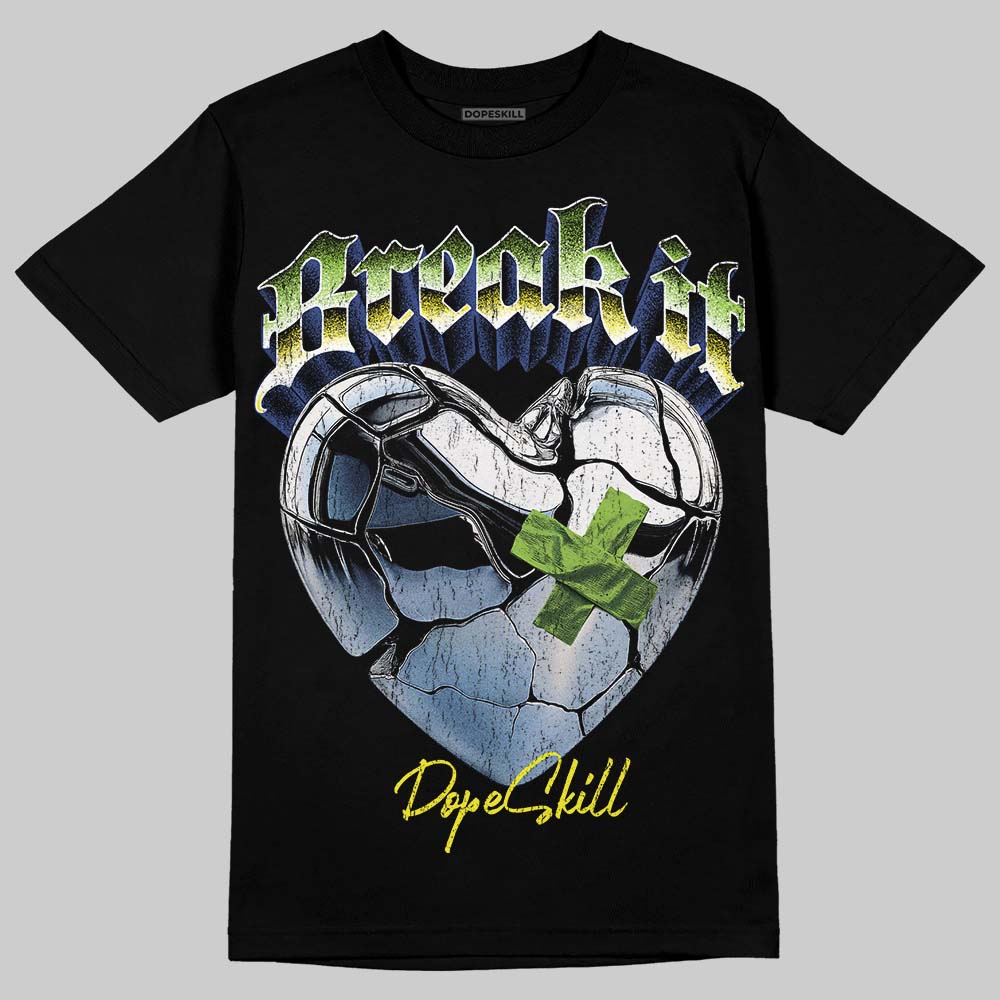 Neon Green Collection DopeSkill T-Shirt Break It Graphic