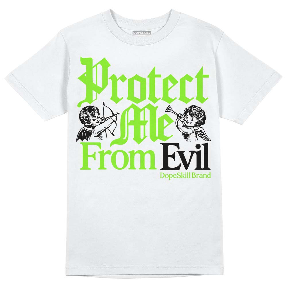 Neon Green Collection DopeSkill T-Shirt Protect Me From Evil Graphic