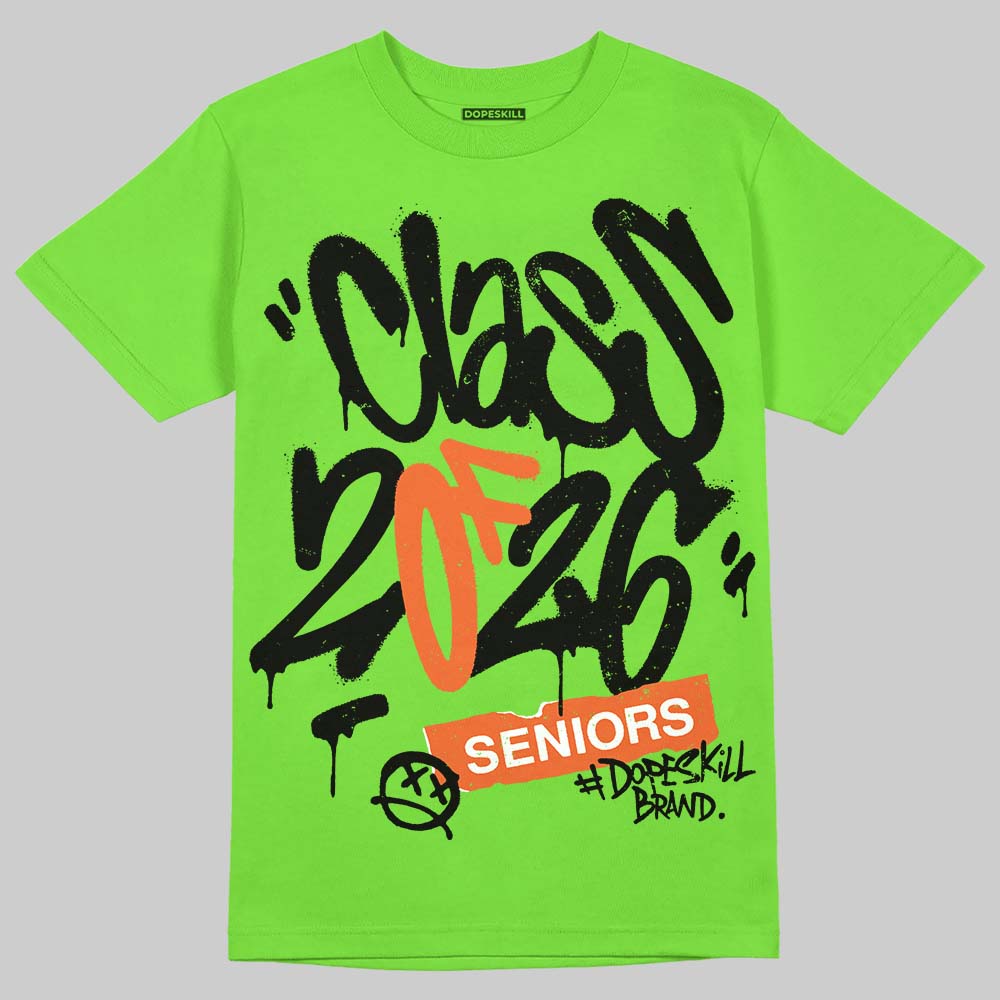 Neon Green Collection DopeSkill T-Shirt Class of 2026 Graphic