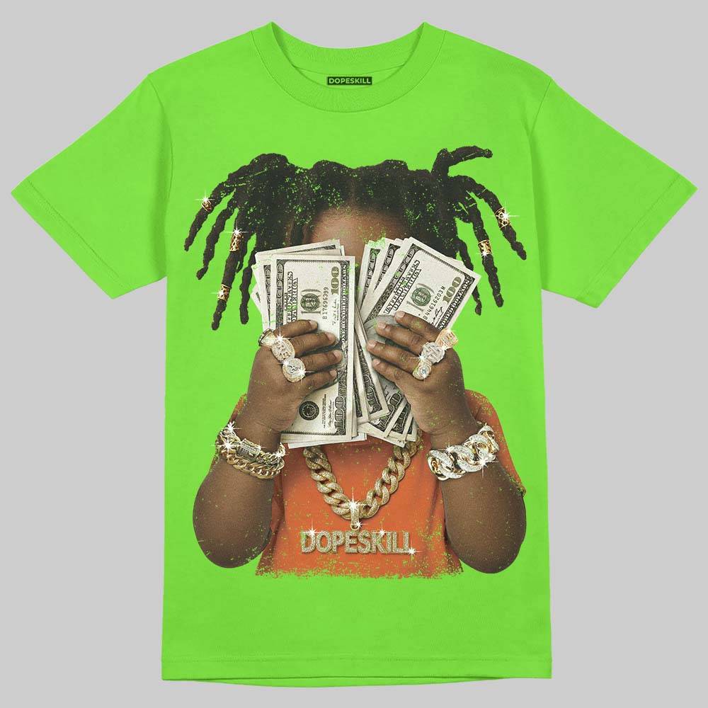 Neon Green Collection DopeSkill T-Shirt Rich Youth Graphic
