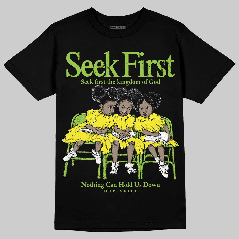 Neon Green Collection DopeSkill T-Shirt New Seek First Graphic