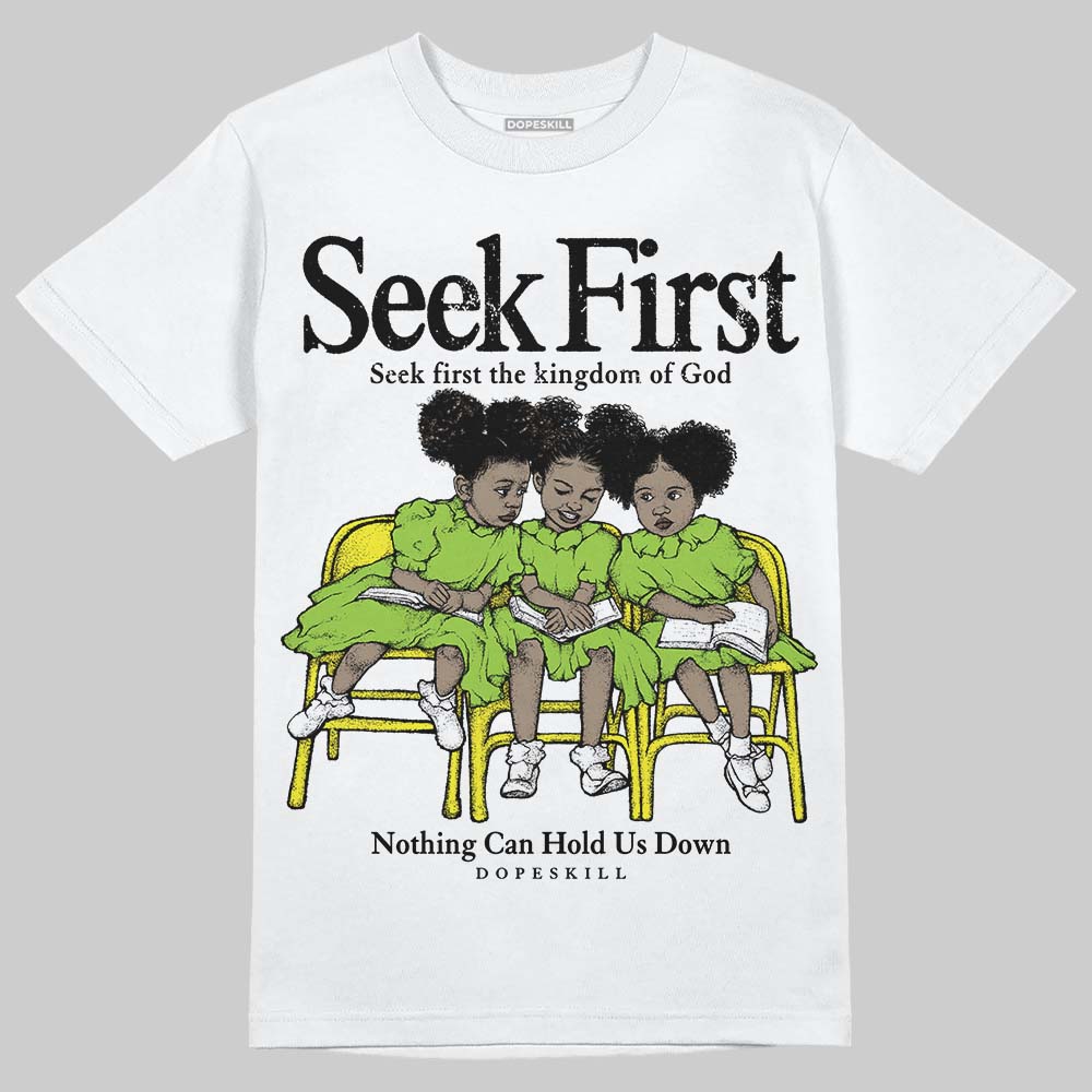 Neon Green Collection DopeSkill T-Shirt New Seek First Graphic