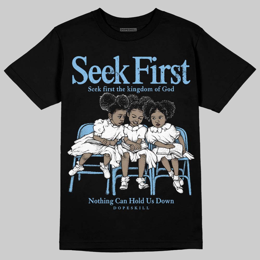 University Blue Collection DopeSkill T-Shirt New Seek First Graphic