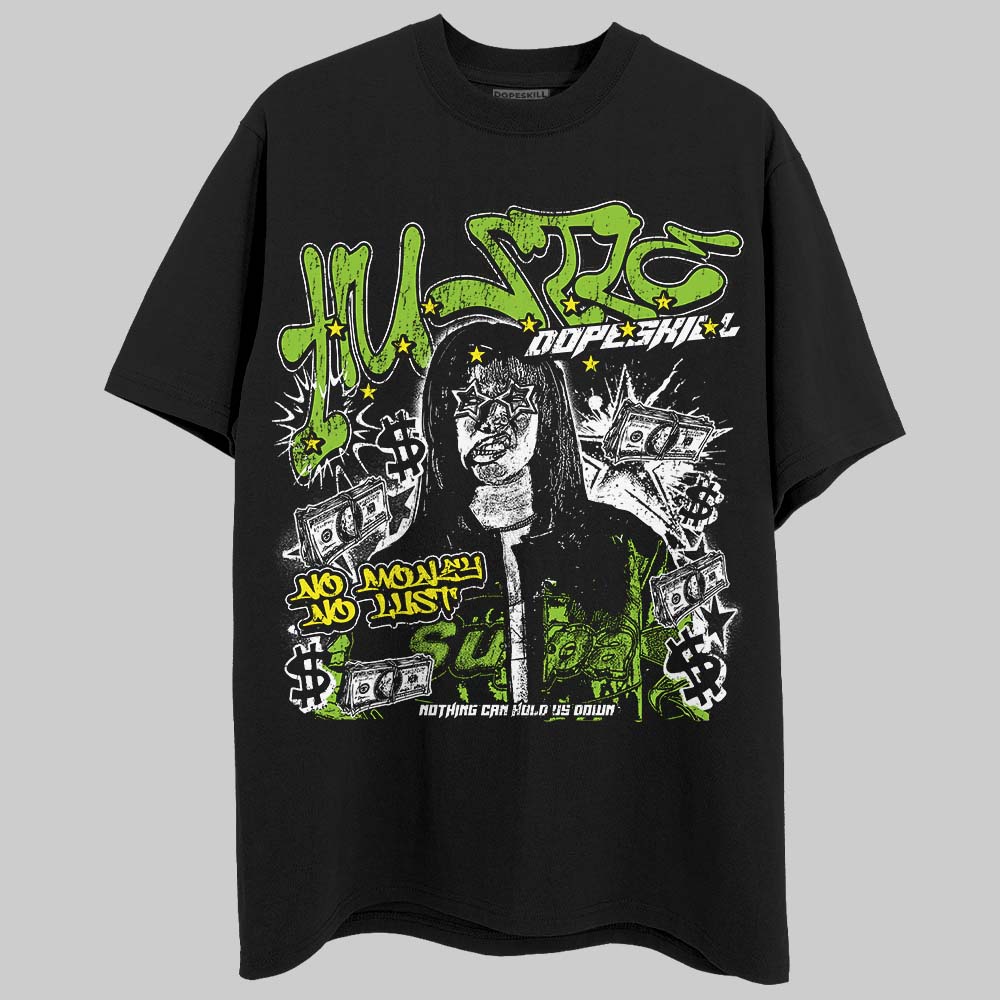 Neon Green Collection DopeSkill T-Shirt No Money No Lust Graphic
