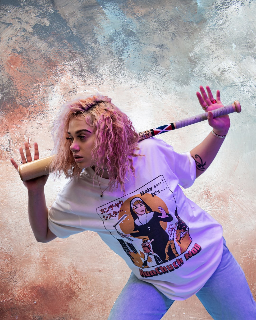 Nunchuck Nun T-Shirt