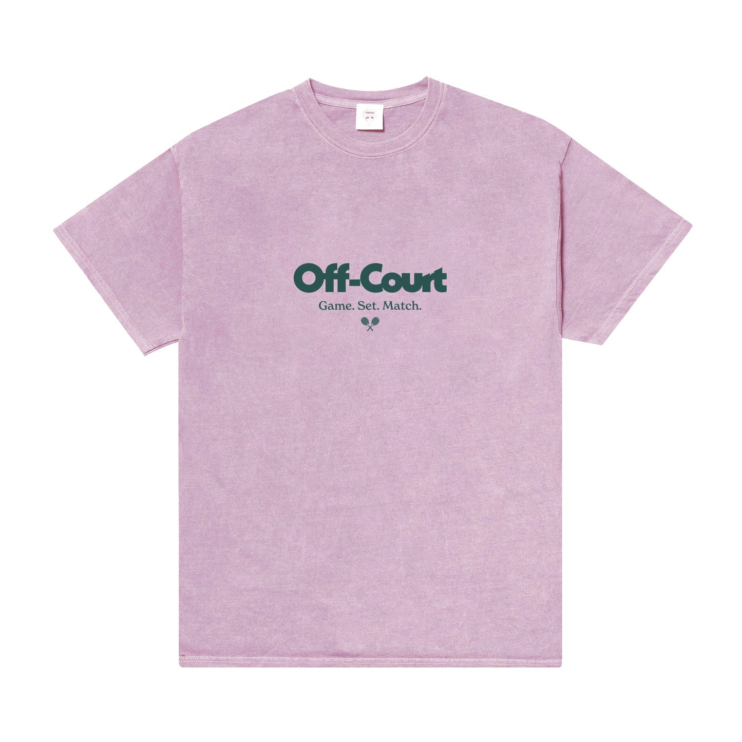 Vice 84 'Off-Court GSM' Vintage Washed Tee - Pink
