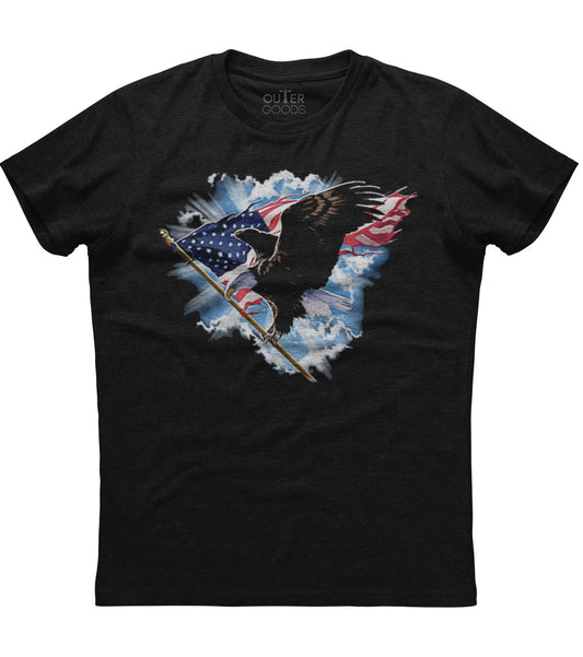 American Eagle The USA Flag T-Shirt (O)