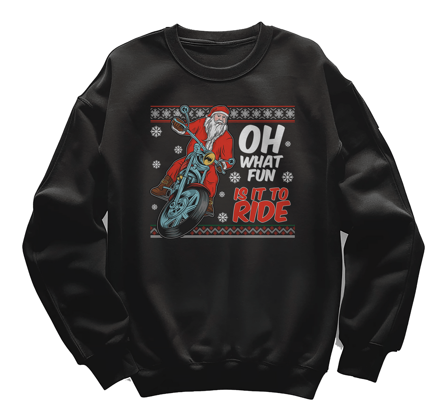 kringle Oh What Fun It Is to Ride Santa Sweatshirt