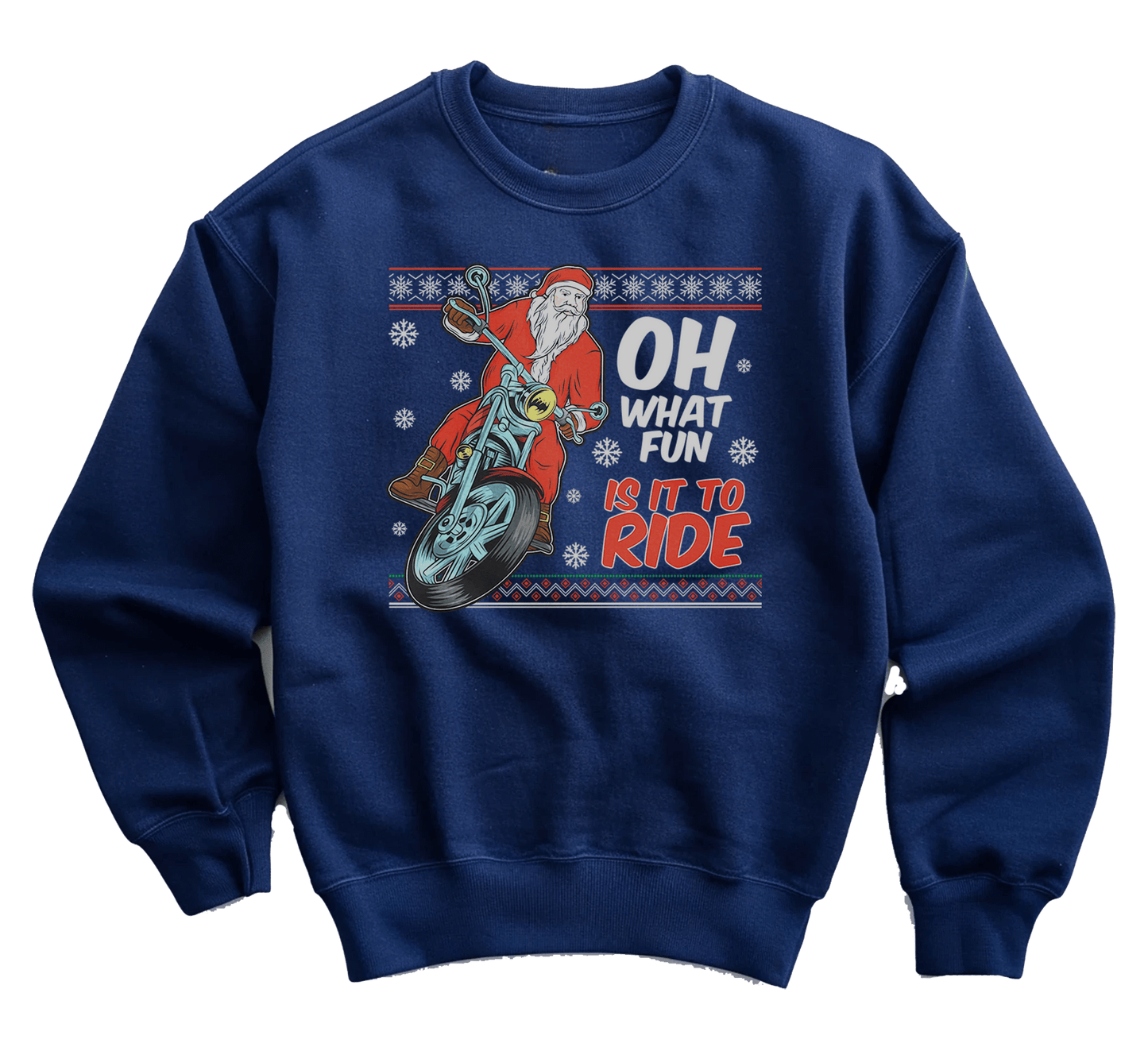 kringle Oh What Fun It Is to Ride Santa Sweatshirt