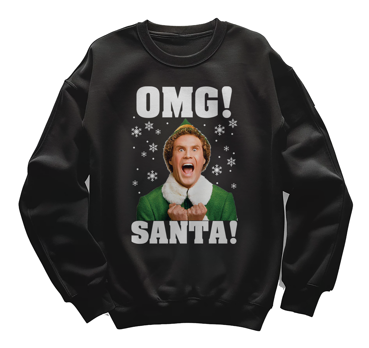 kringle OMG Santa! Buddy Elf sweatshirt