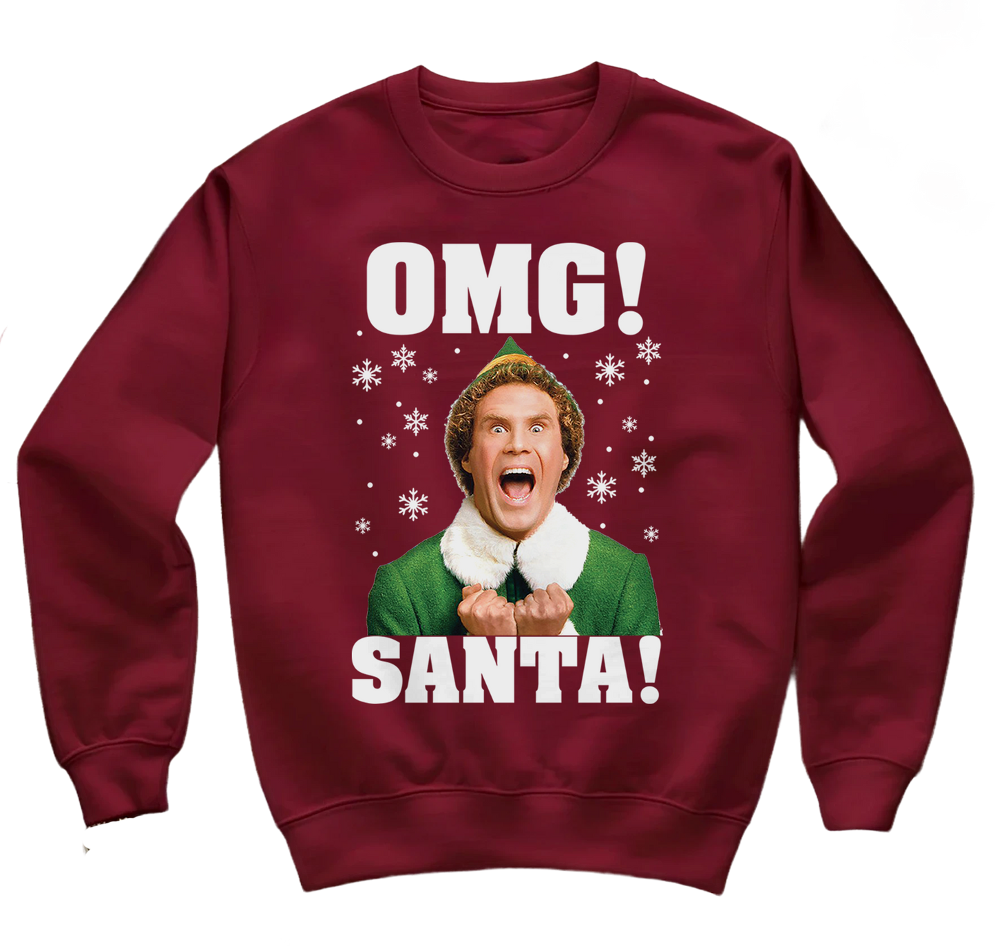 kringle OMG Santa! Buddy Elf sweatshirt