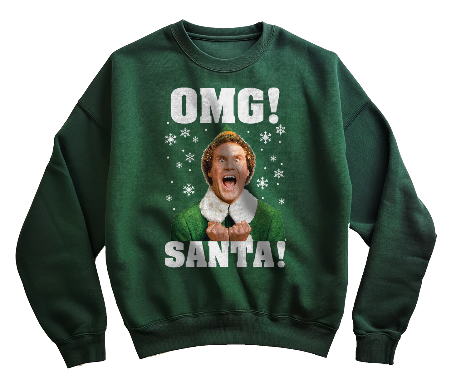 kringle OMG Santa! Buddy Elf sweatshirt