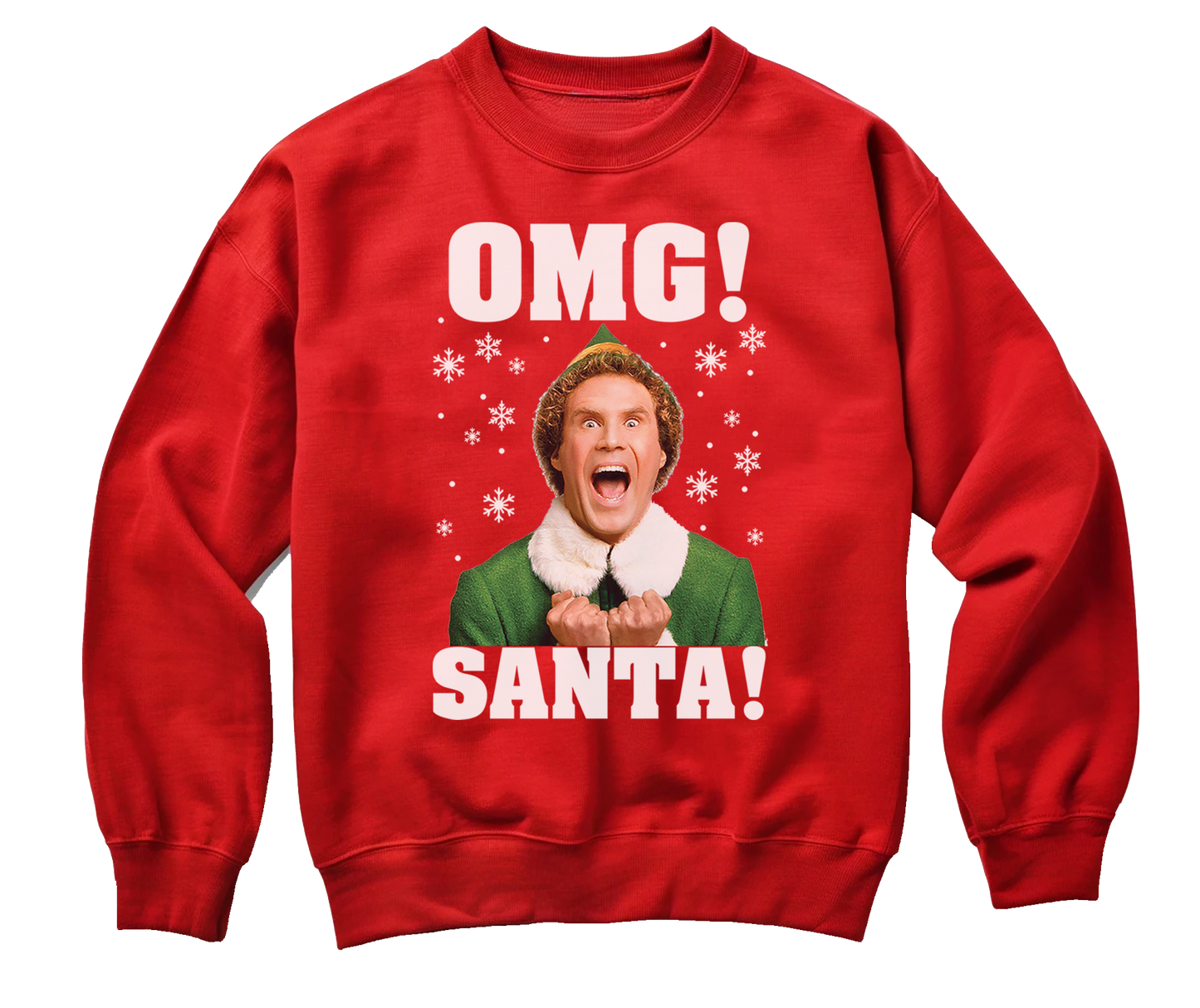 kringle OMG Santa! Buddy Elf sweatshirt