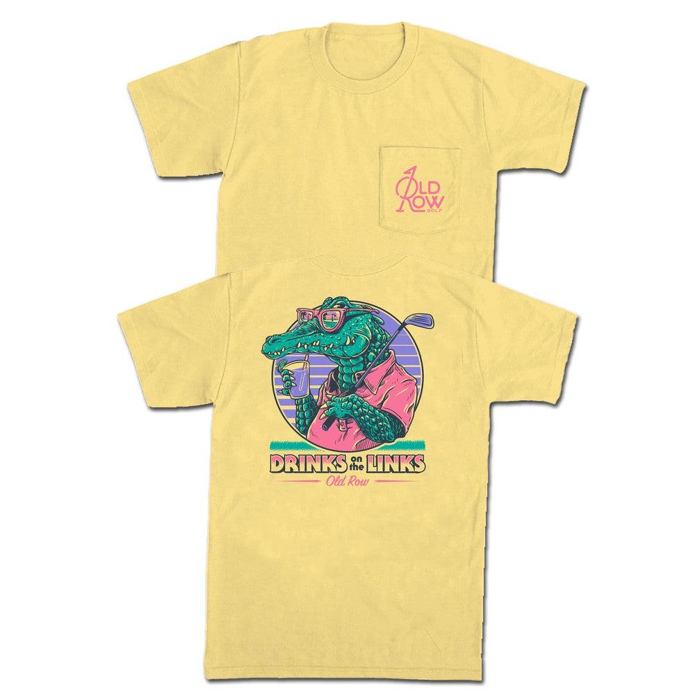 Drinks On The Links Pocket Tee