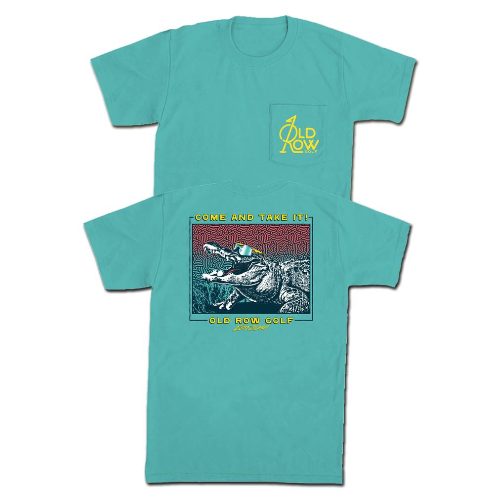 Come And Take It Golf Pocket Tee