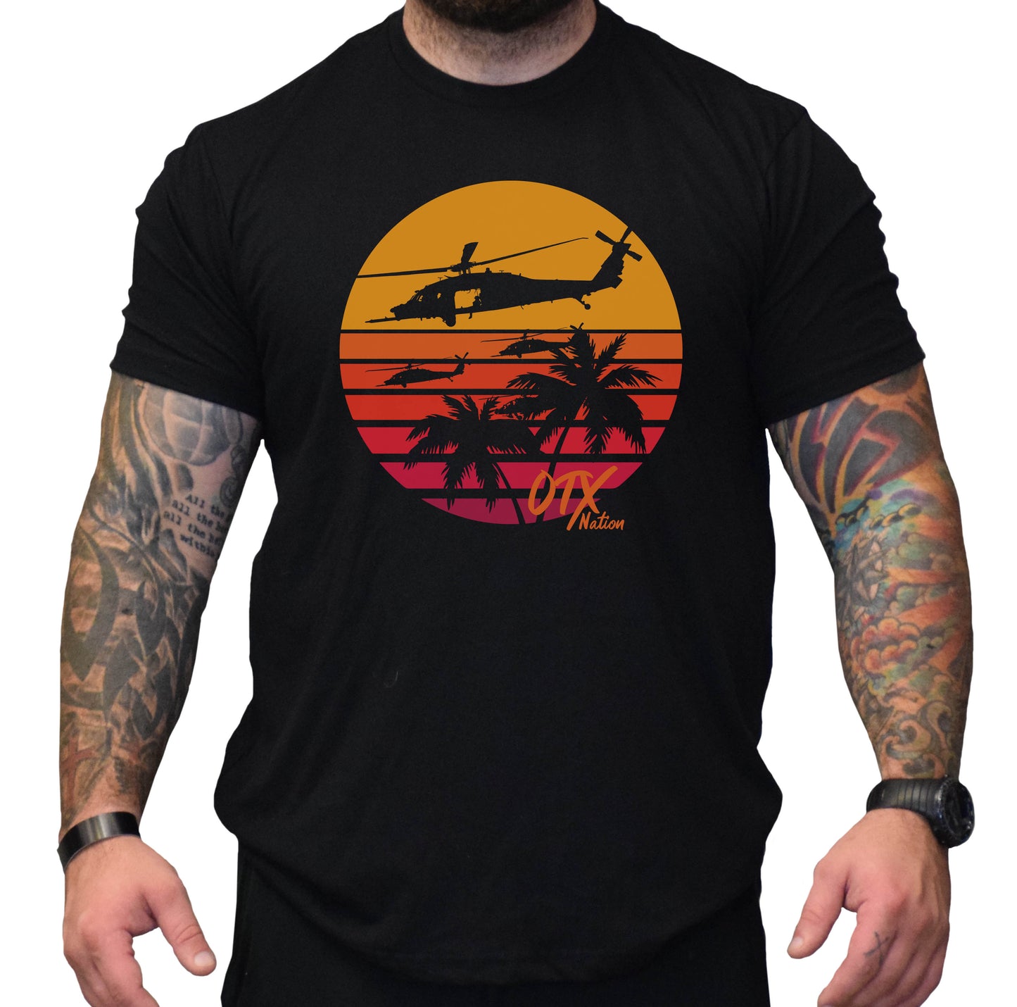 OTX Black Hawk Sunset Tee