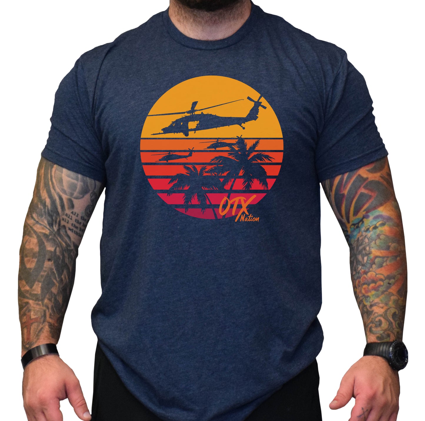 OTX Black Hawk Sunset Tee