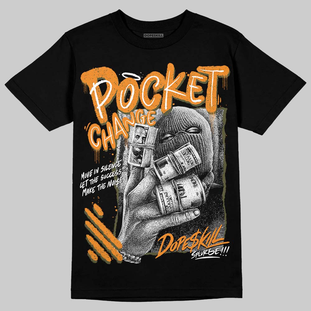 Olive 5s DopeSkill T-Shirt Pocket Change Graphic