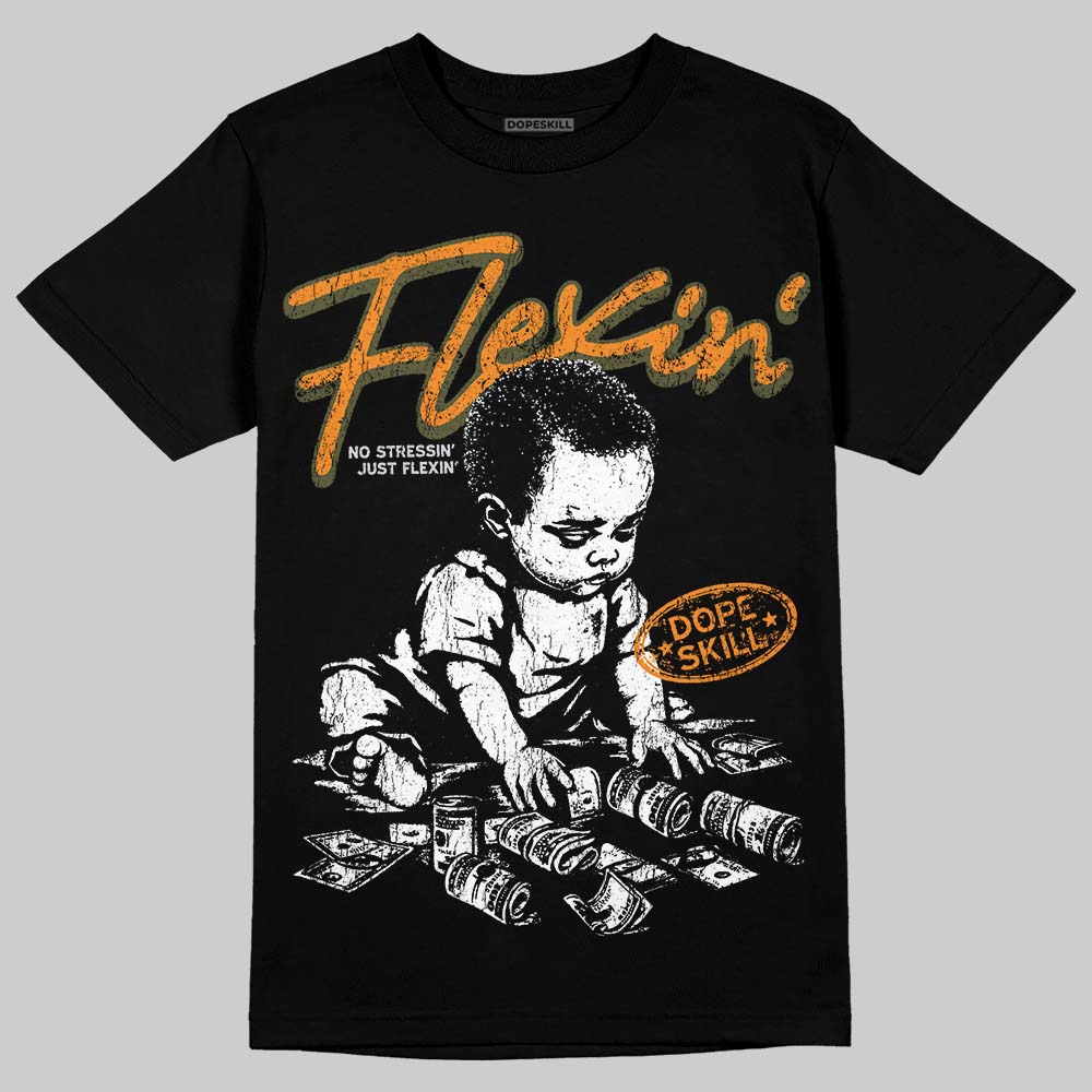 Olive 5s DopeSkill T-Shirt Flexin' Graphic