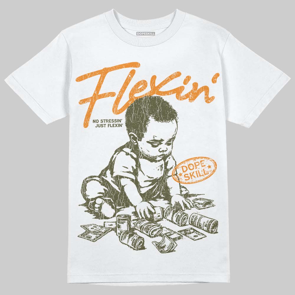 Olive 5s DopeSkill T-Shirt Flexin' Graphic