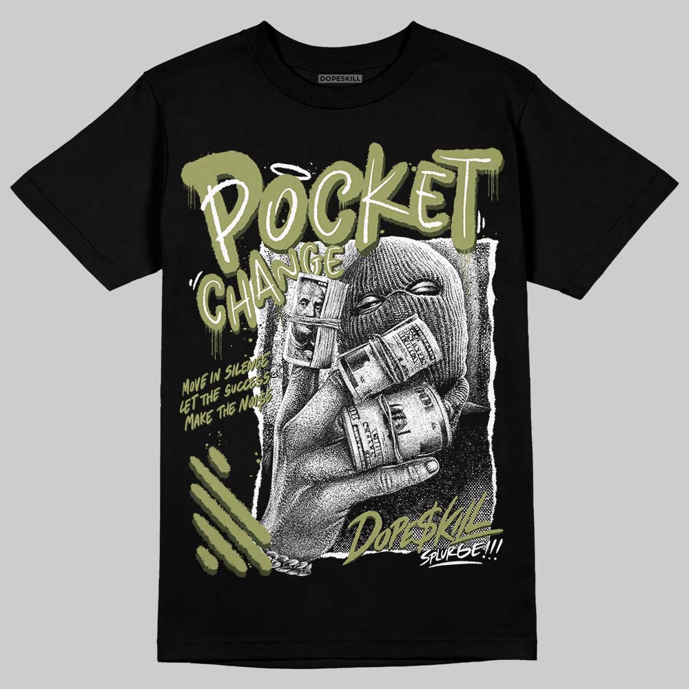 Olive Collection DopeSkill T-Shirt Pocket Change Graphic