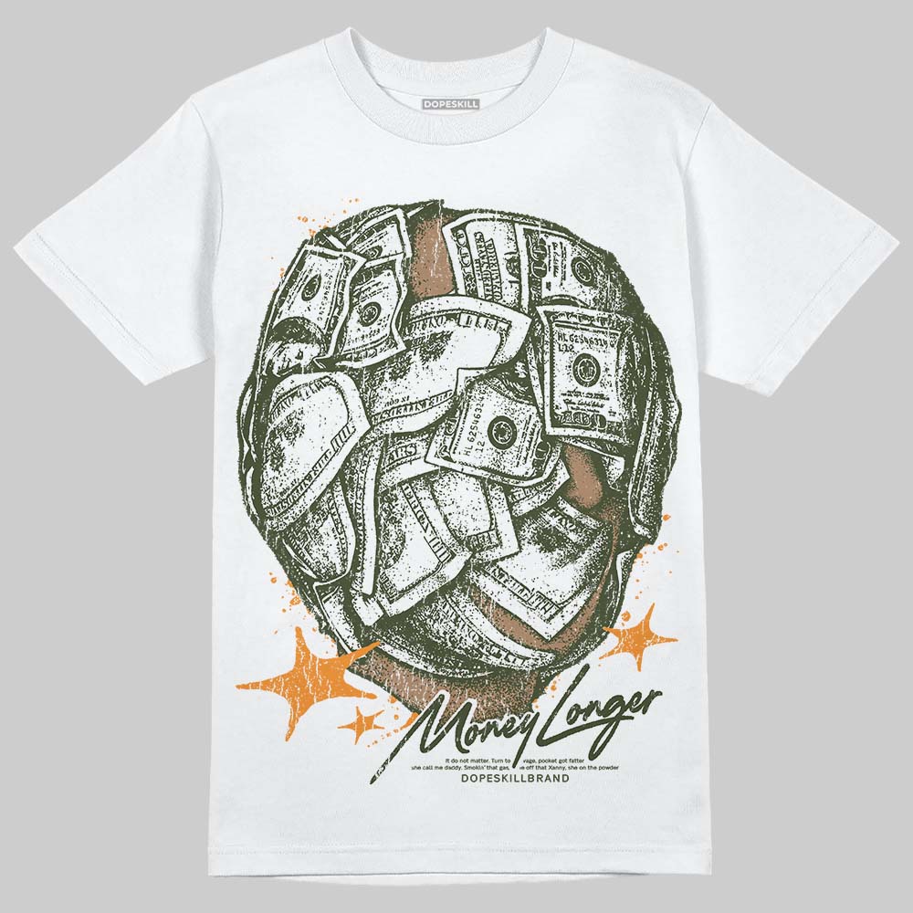 Olive Collection DopeSkill T-Shirt Money Longer Graphic