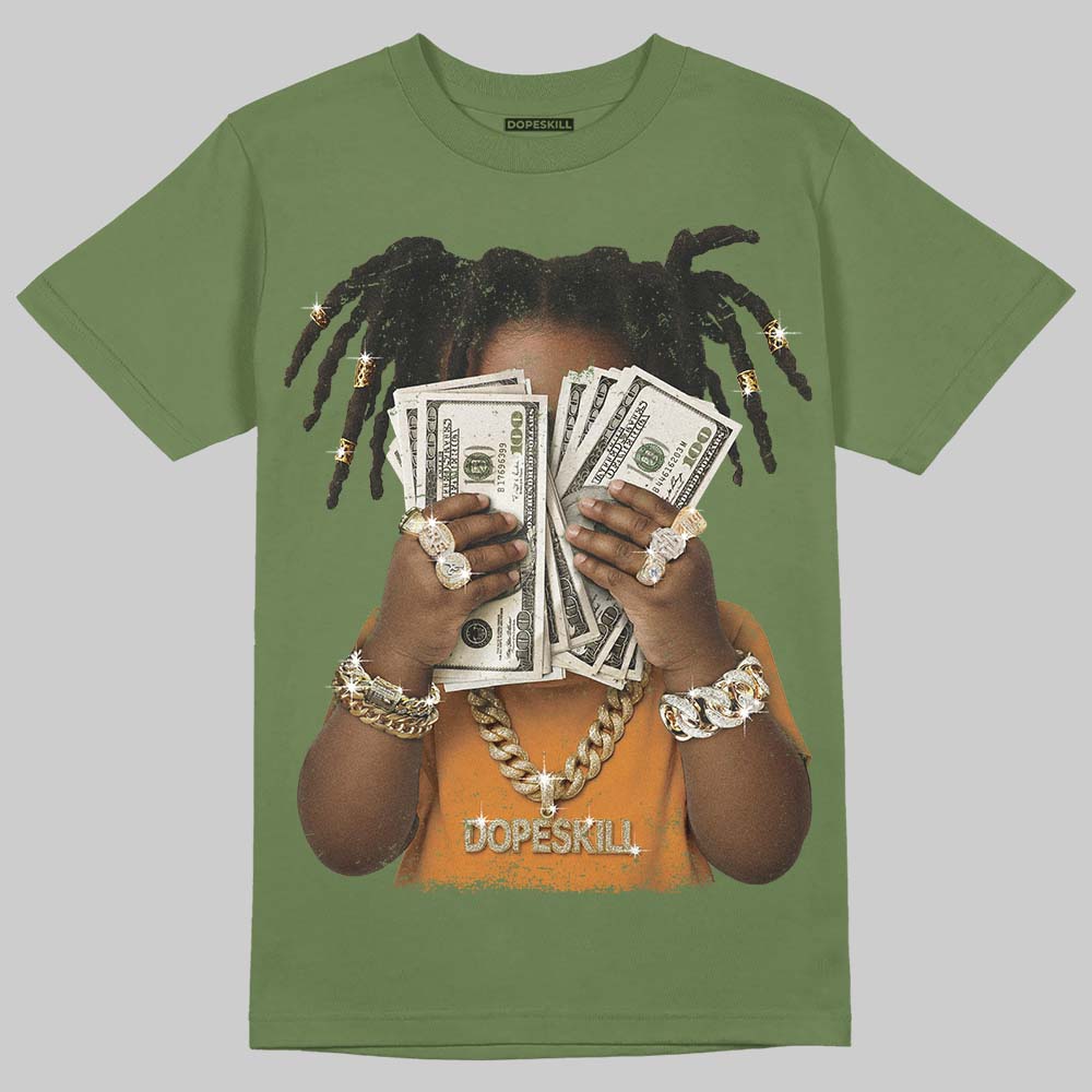 Olive Collection DopeSkill T-Shirt Rich Youth Graphic