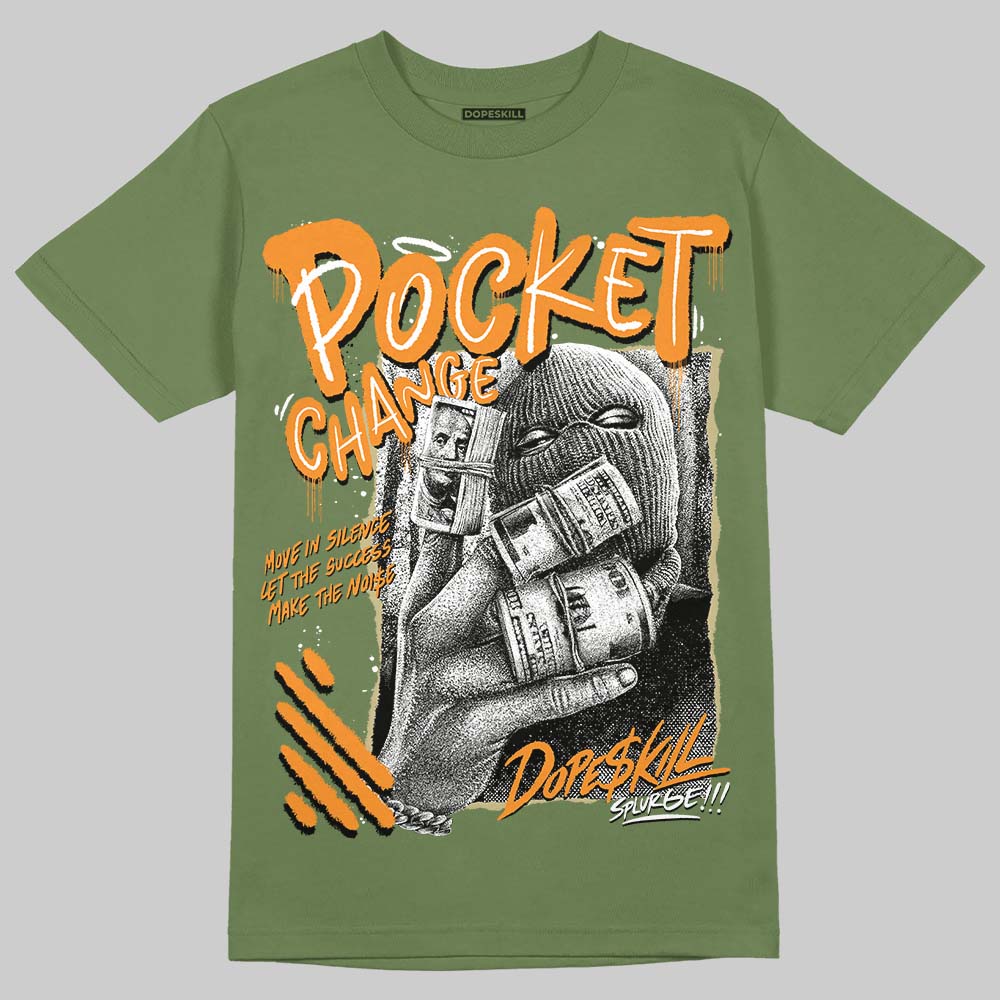 Olive Collection DopeSkill T-Shirt Pocket Change Graphic