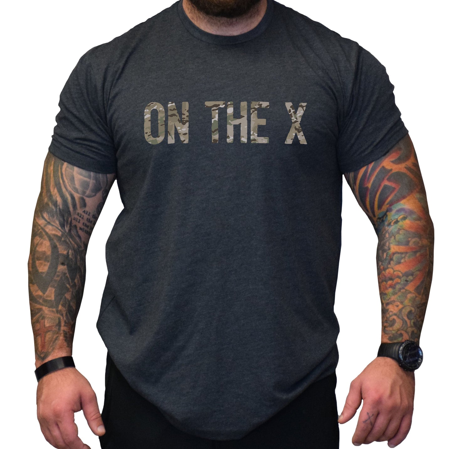 On The X Camo Tee