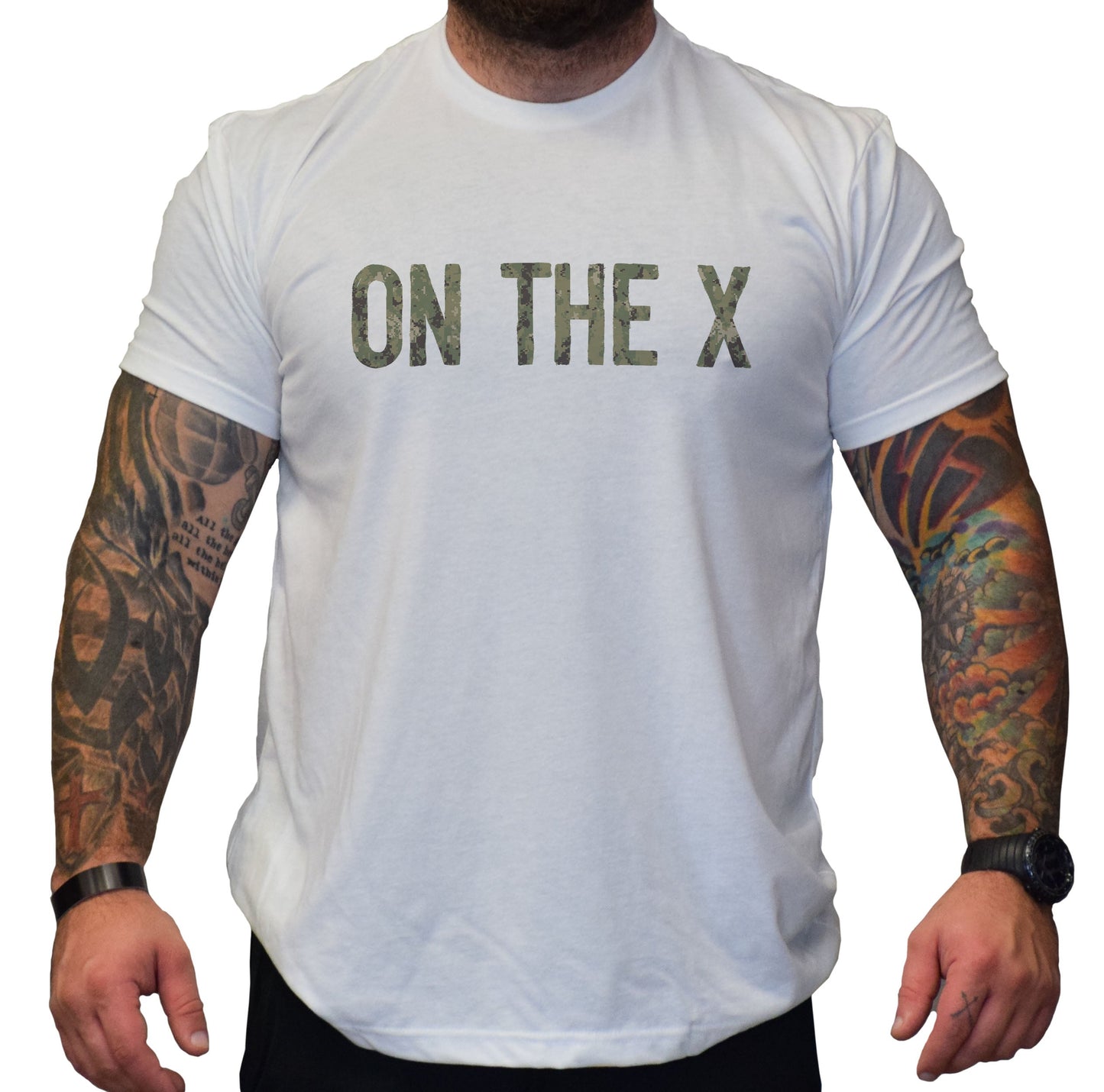 On The X Camo Tee