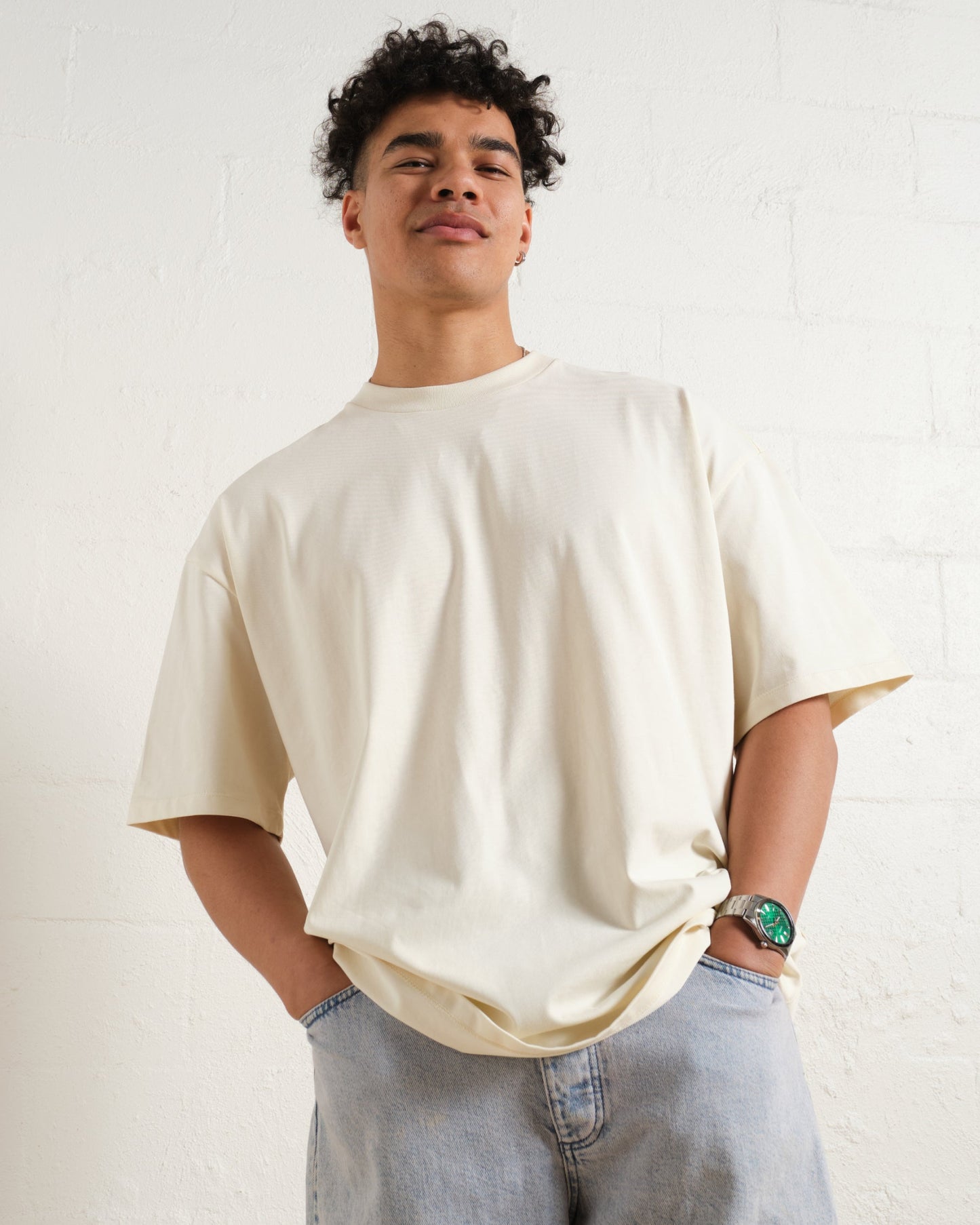 Oversized Tee 4 Pack: Charcoal, Natural
