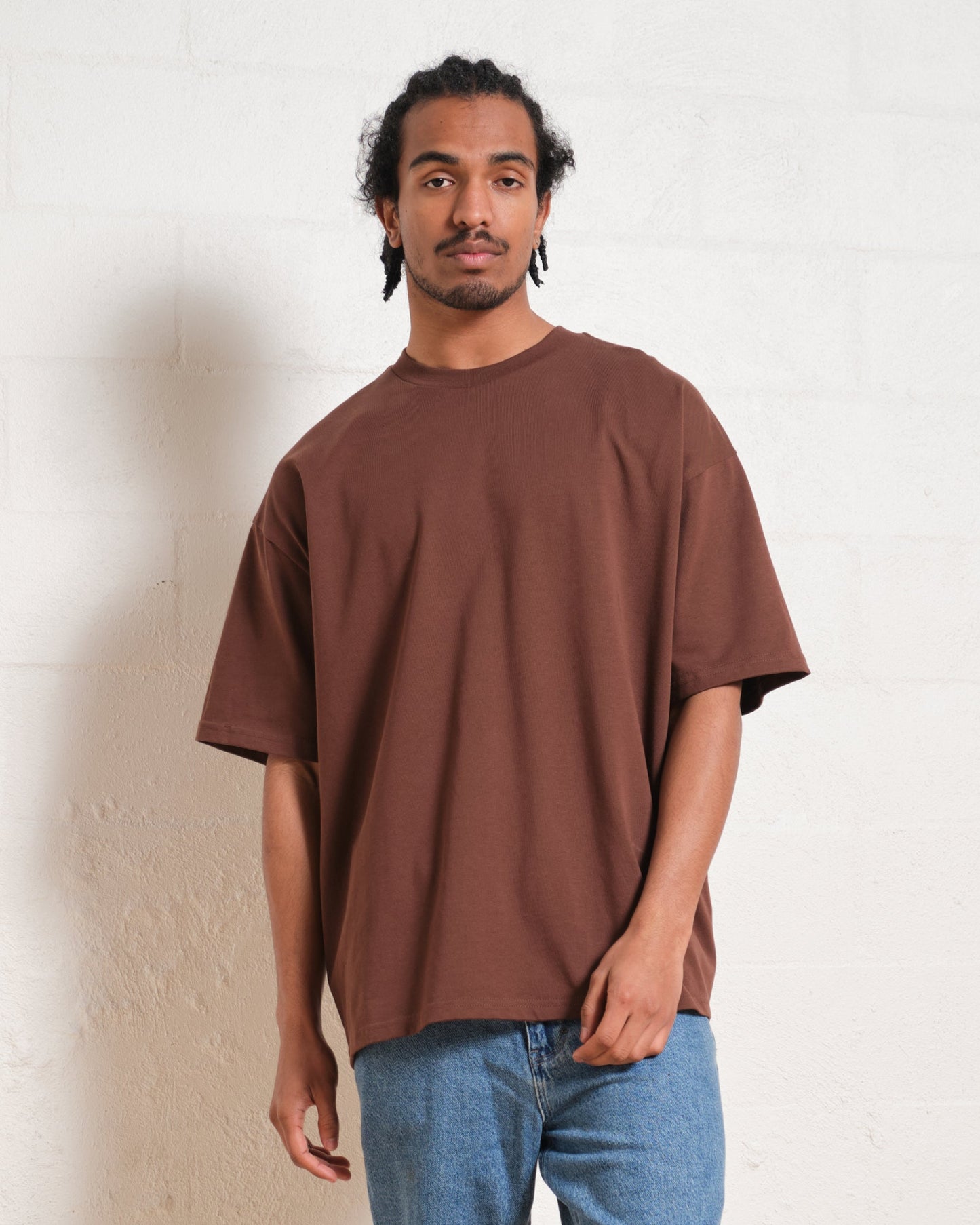 Oversized Tee 2 Pack: Natural, Brown