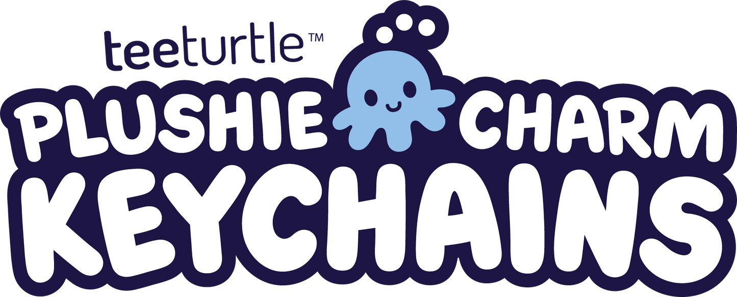 TeeTurtle Flame Plushie Charm Keychain