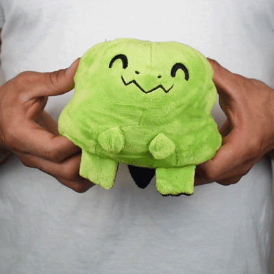 TeeTurtle Reversible T-Rex Plushie (Skeleton)