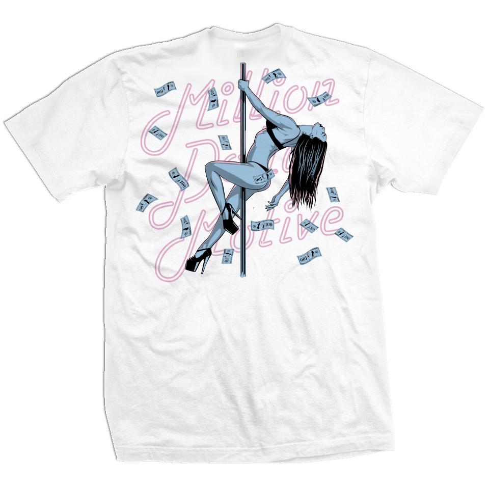 Pole Dancer Money - White T-Shirt