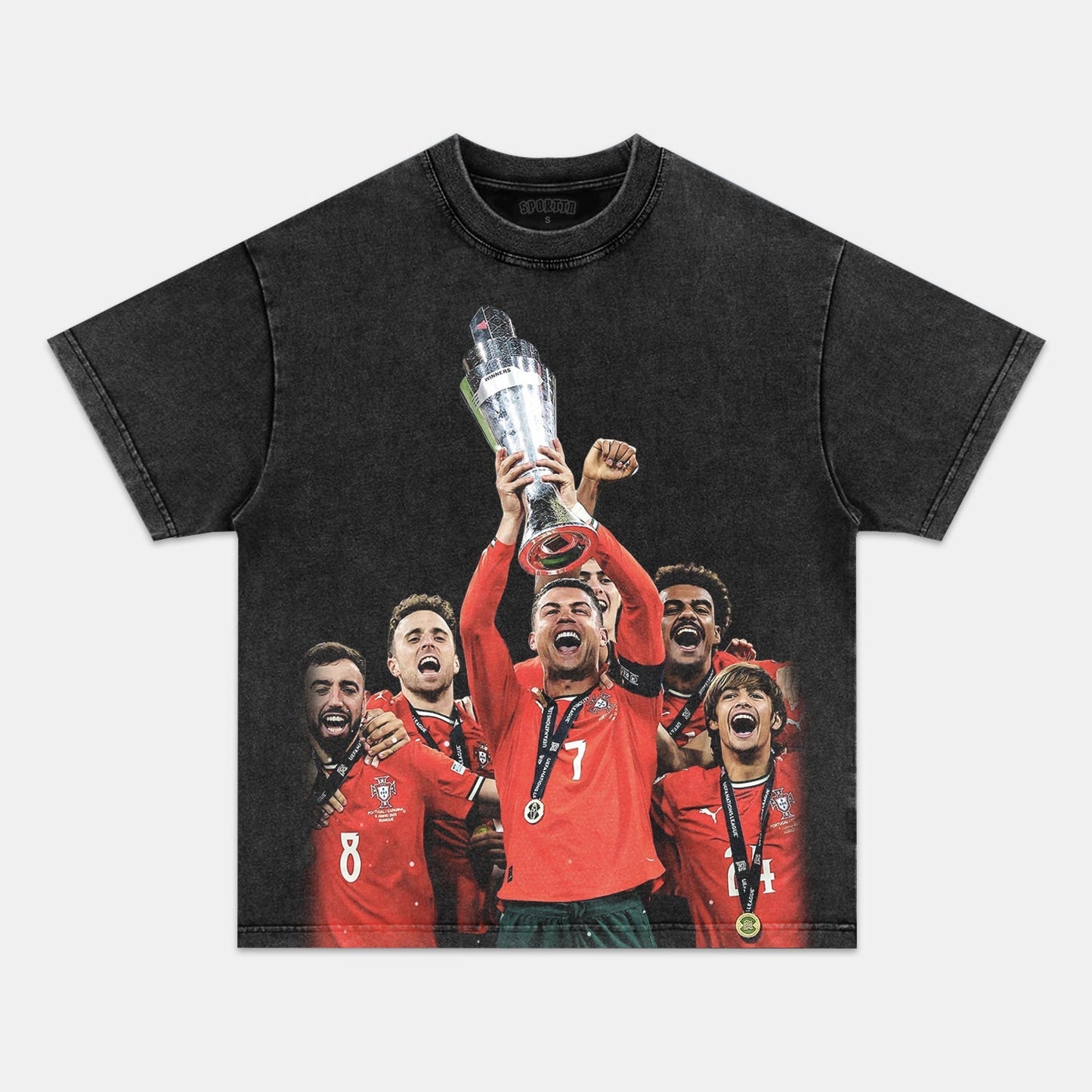 PORTUGAL NATIONAL FOOTBALL TEAM TEE 6.9 Style005