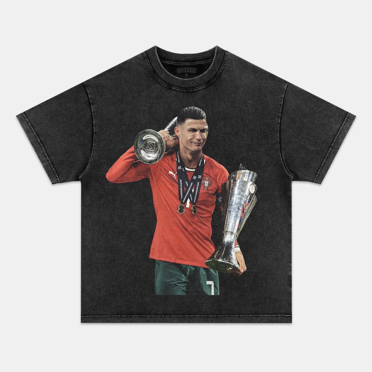 PORTUGAL NATIONAL FOOTBALL TEAM TEE 6.9 Style004