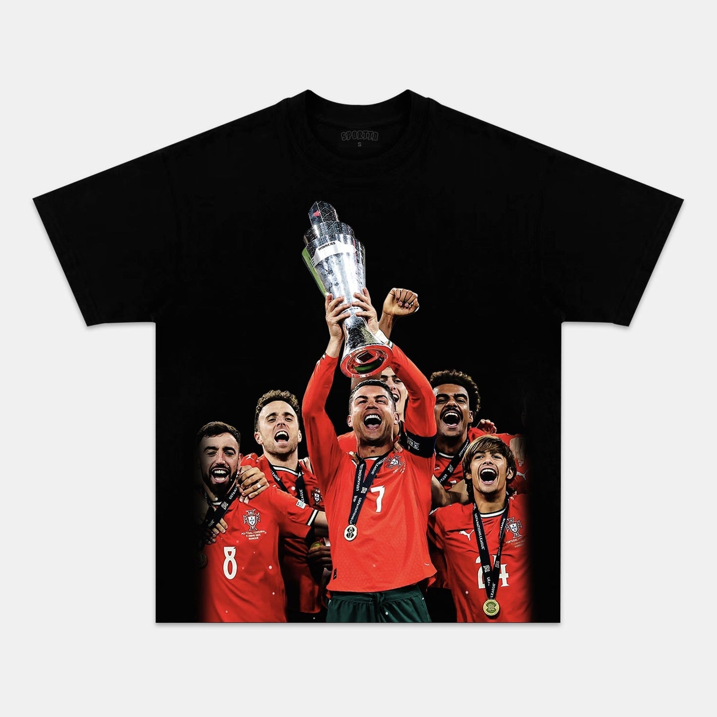 PORTUGAL NATIONAL FOOTBALL TEAM TEE 6.9 Style005