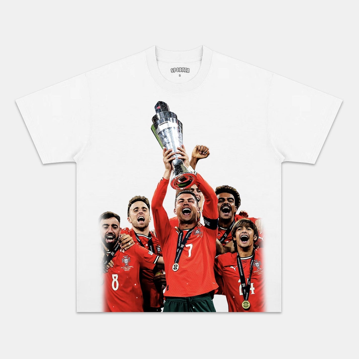 PORTUGAL NATIONAL FOOTBALL TEAM TEE 6.9 Style005