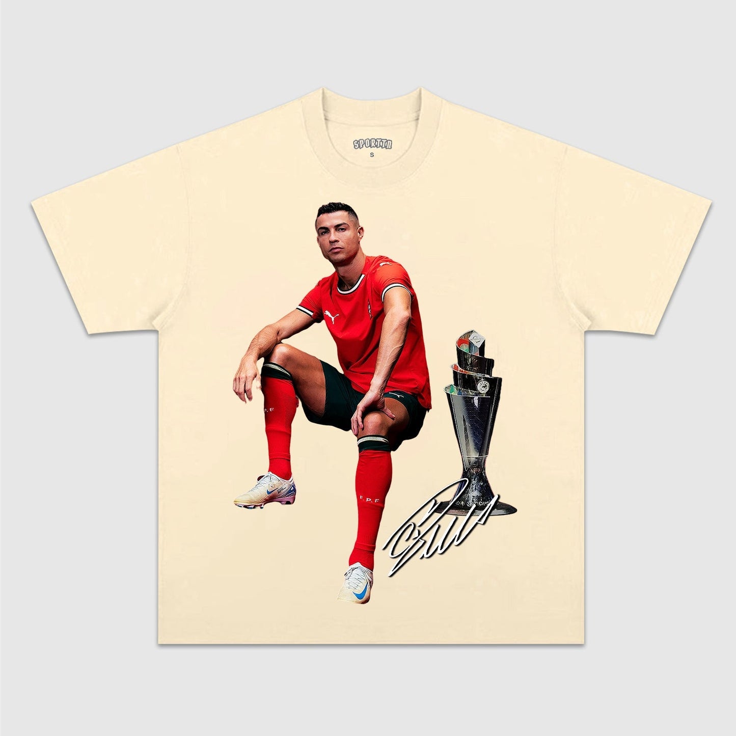 PORTUGAL NATIONAL FOOTBALL TEAM TEE 6.9 Style003