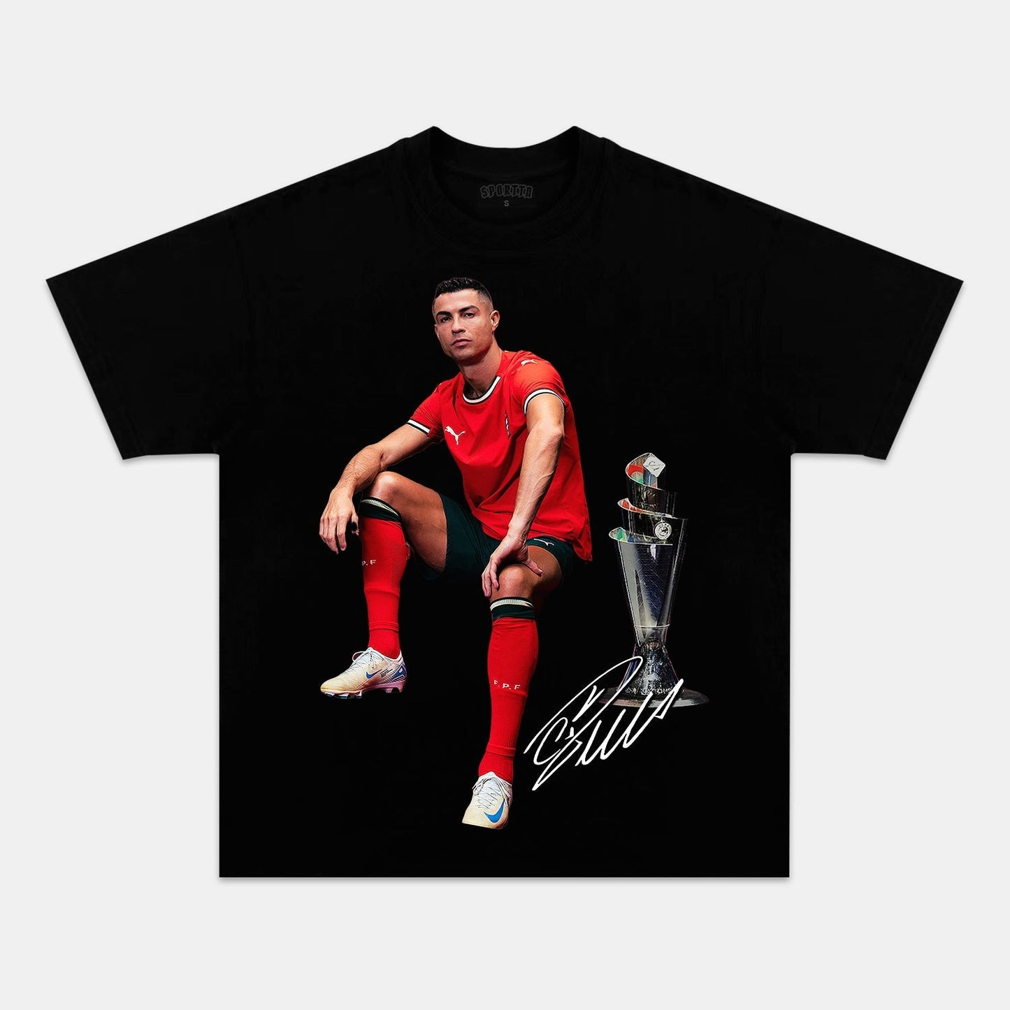 PORTUGAL NATIONAL FOOTBALL TEAM TEE 6.9 Style003