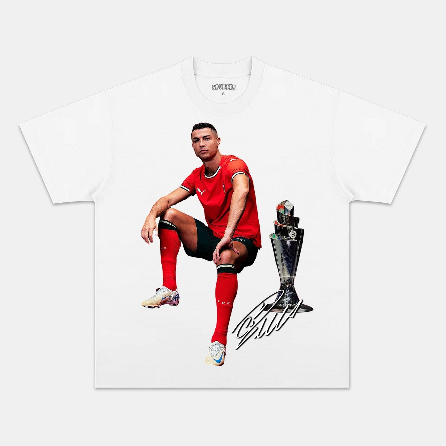 PORTUGAL NATIONAL FOOTBALL TEAM TEE 6.9 Style003