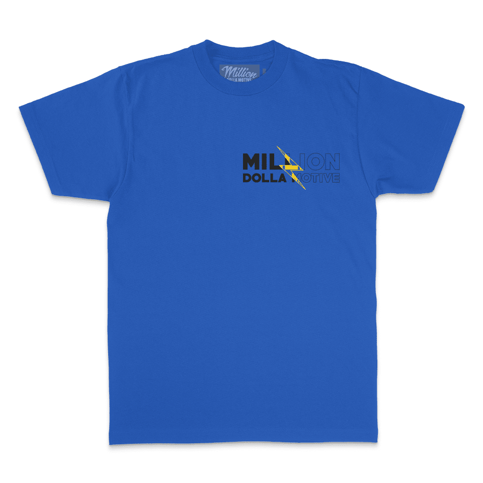 Pray Manifest Hustle - Royal Blue T-Shirt