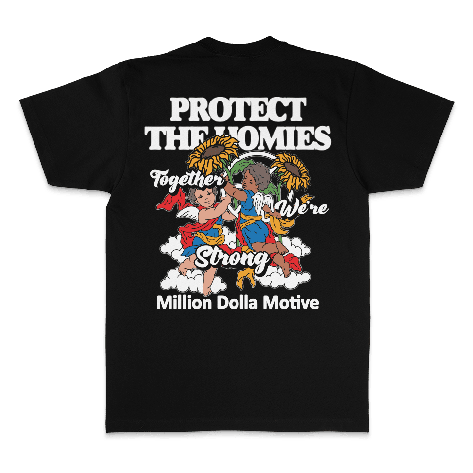 Protect the Homies - Black T-Shirt