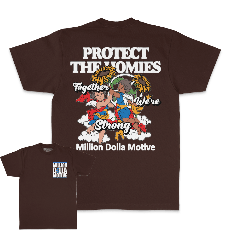 Protect the Homies - Brown T-Shirt