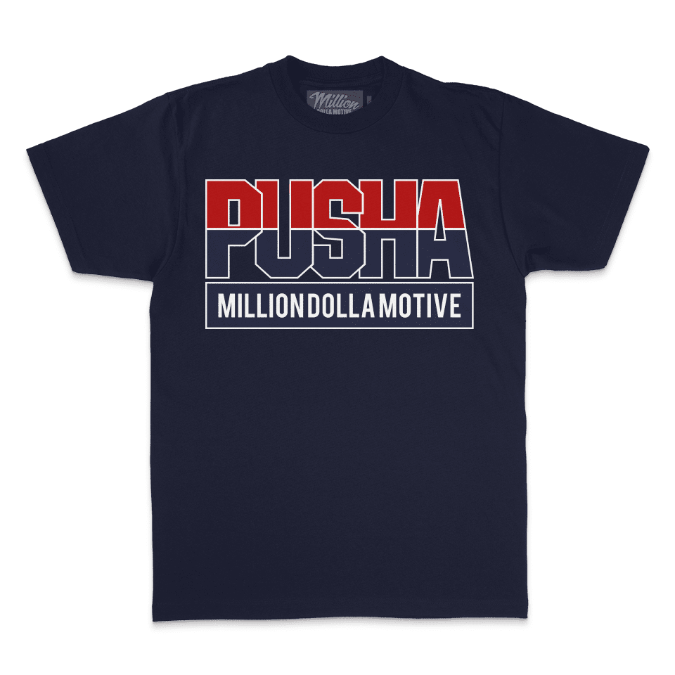 Pusha - Navy T-Shirt