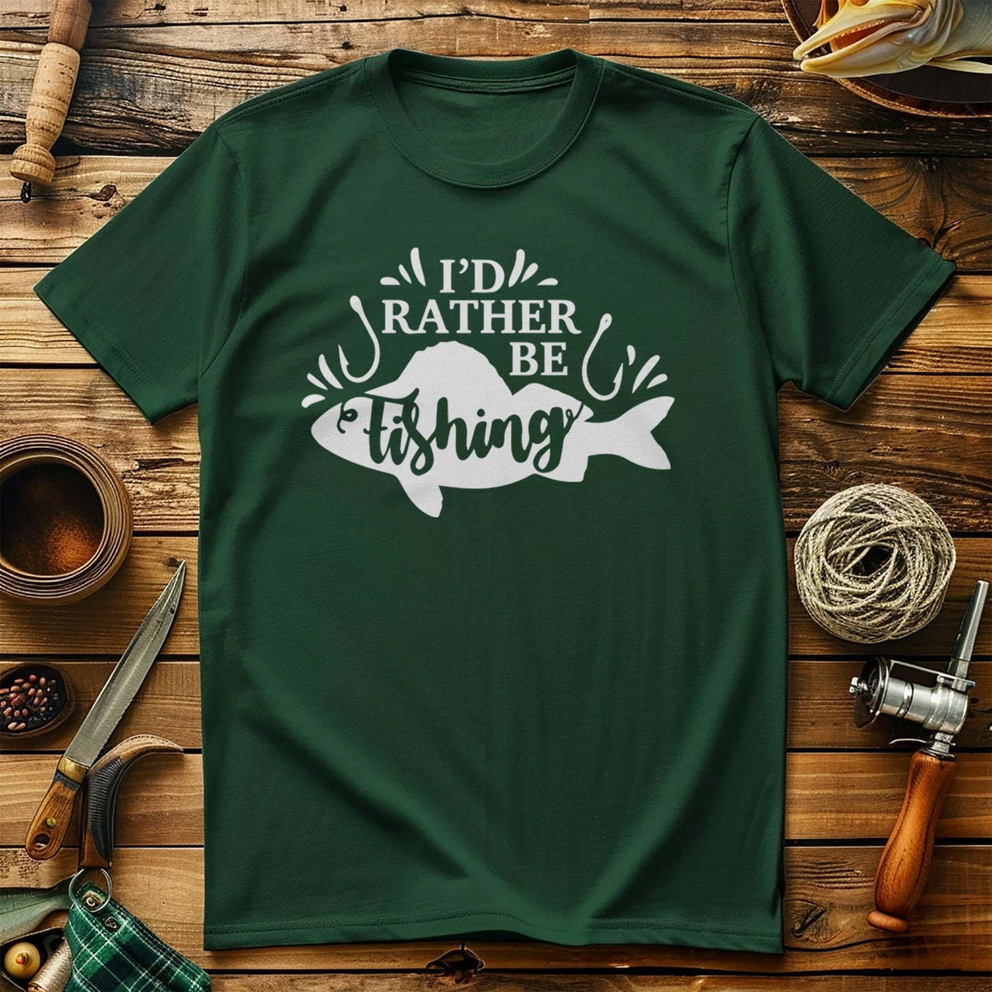 I'd Rather Be Fishing T-Shirt