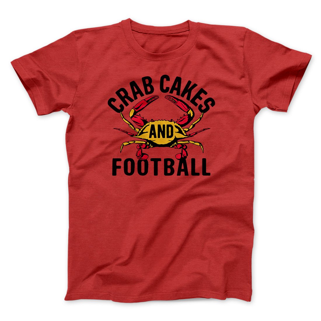 Crab Cakes and Football Men/Unisex T-Shirt